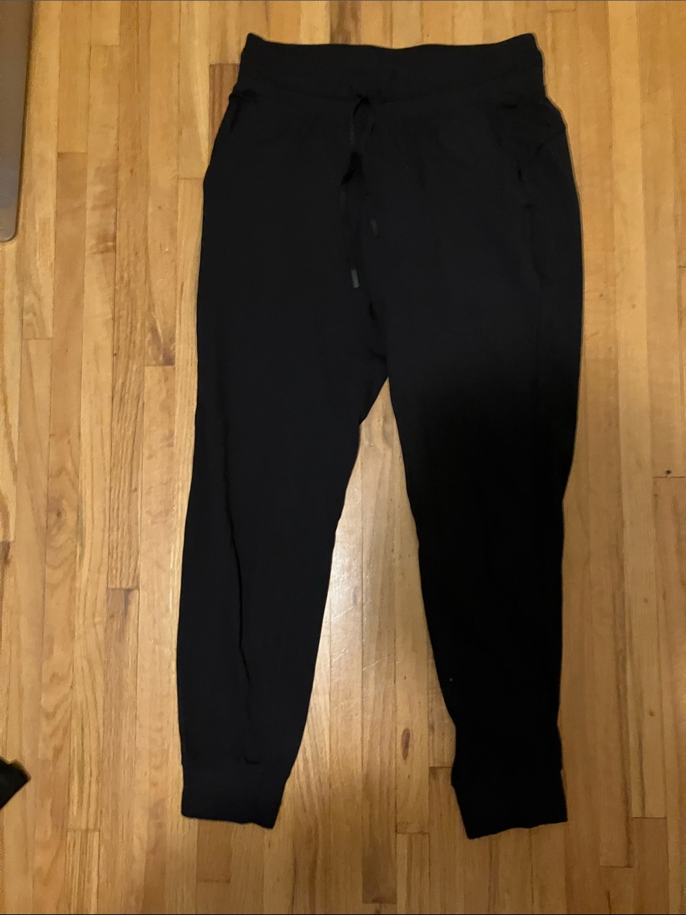 lululemon athletica Men's Black Jogger Sweatpants with Drawstring